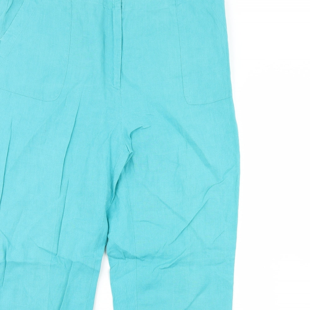 Emerco Womens Blue   Trousers  Size 16 L30 in
