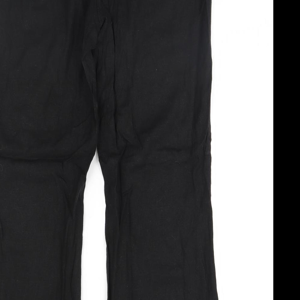 m&s Womens Black   Trousers  Size 18 L32 in