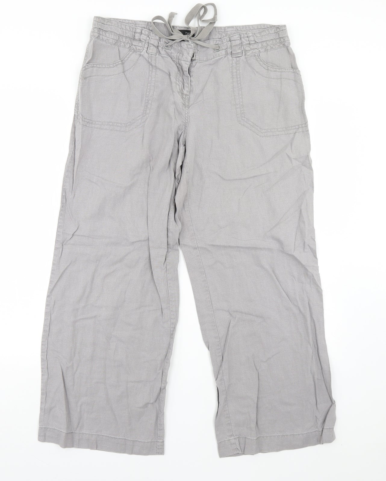 NEXT Womens Grey   Trousers  Size 14 L30 in