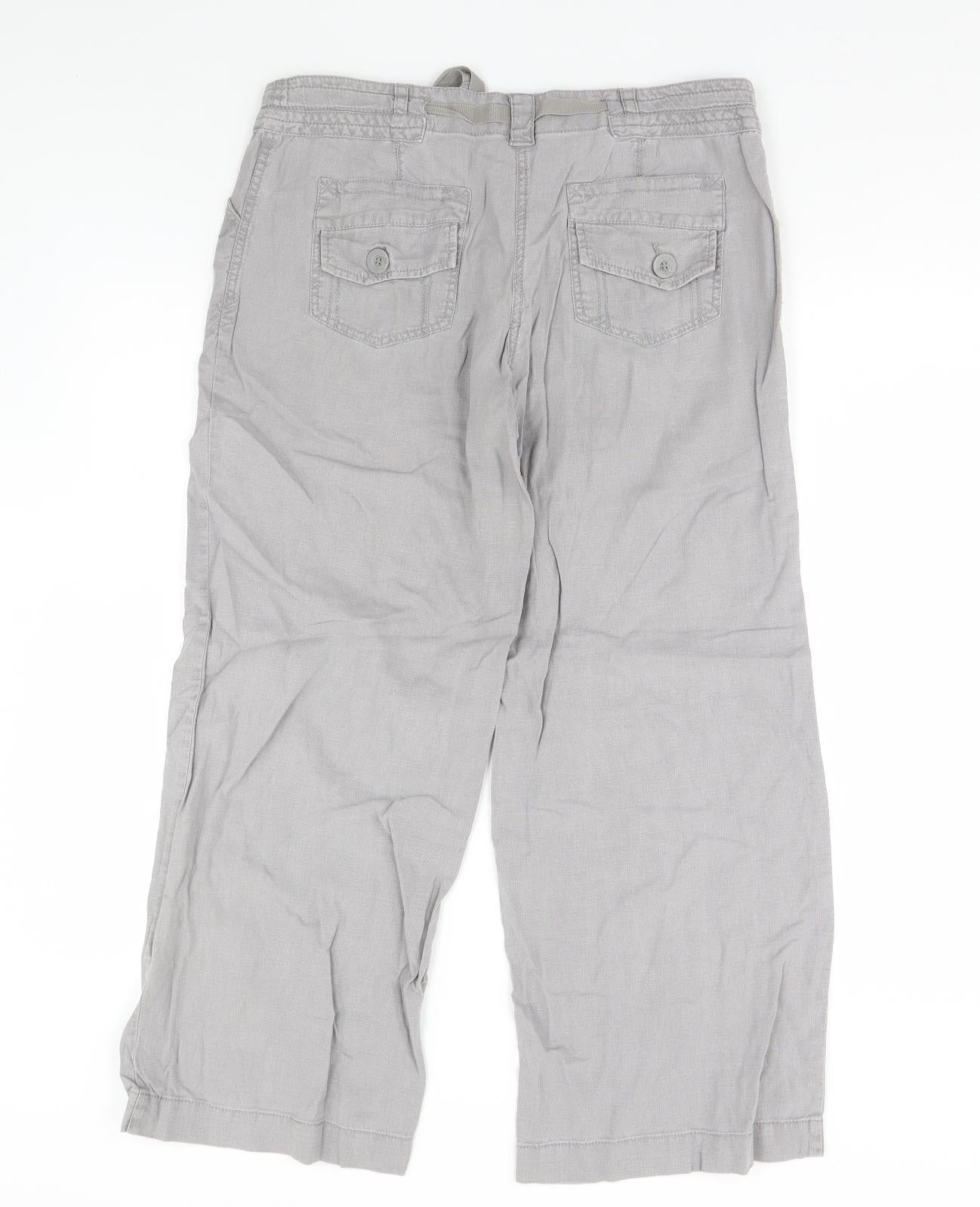 NEXT Womens Grey   Trousers  Size 14 L30 in