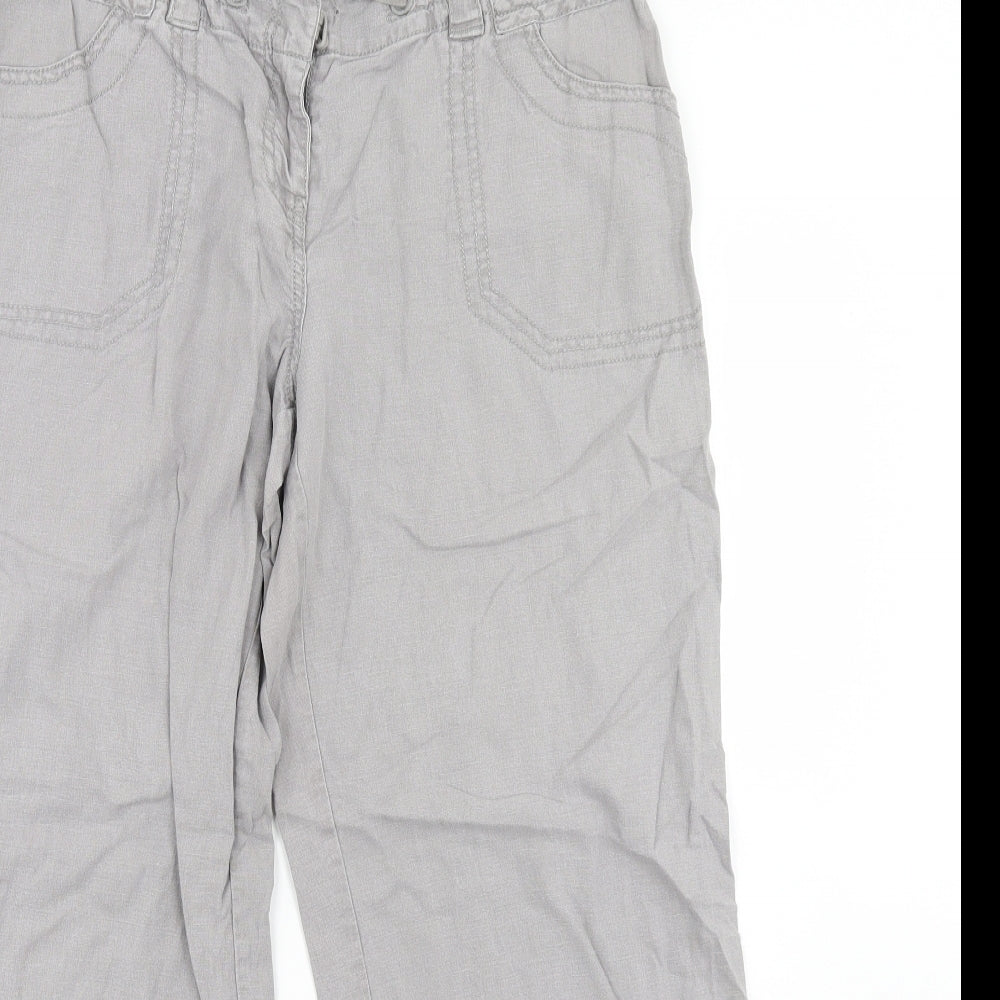 NEXT Womens Grey   Trousers  Size 14 L30 in