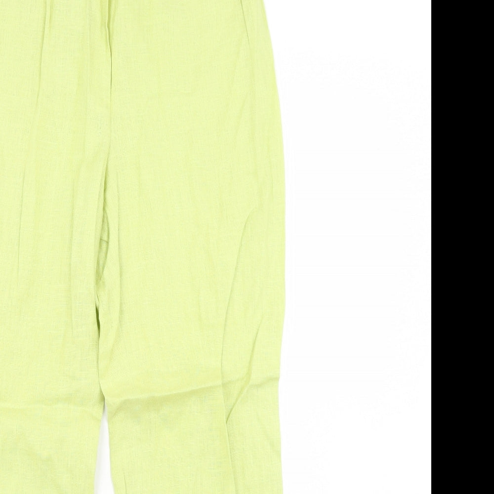 Visage Womens Green   Trousers  Size 12 L32 in