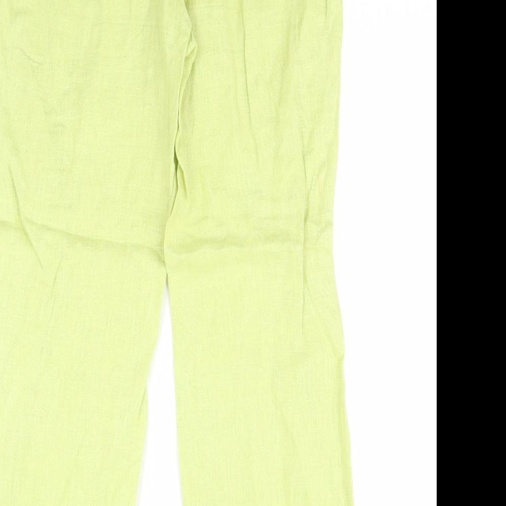 Visage Womens Green   Trousers  Size 12 L32 in