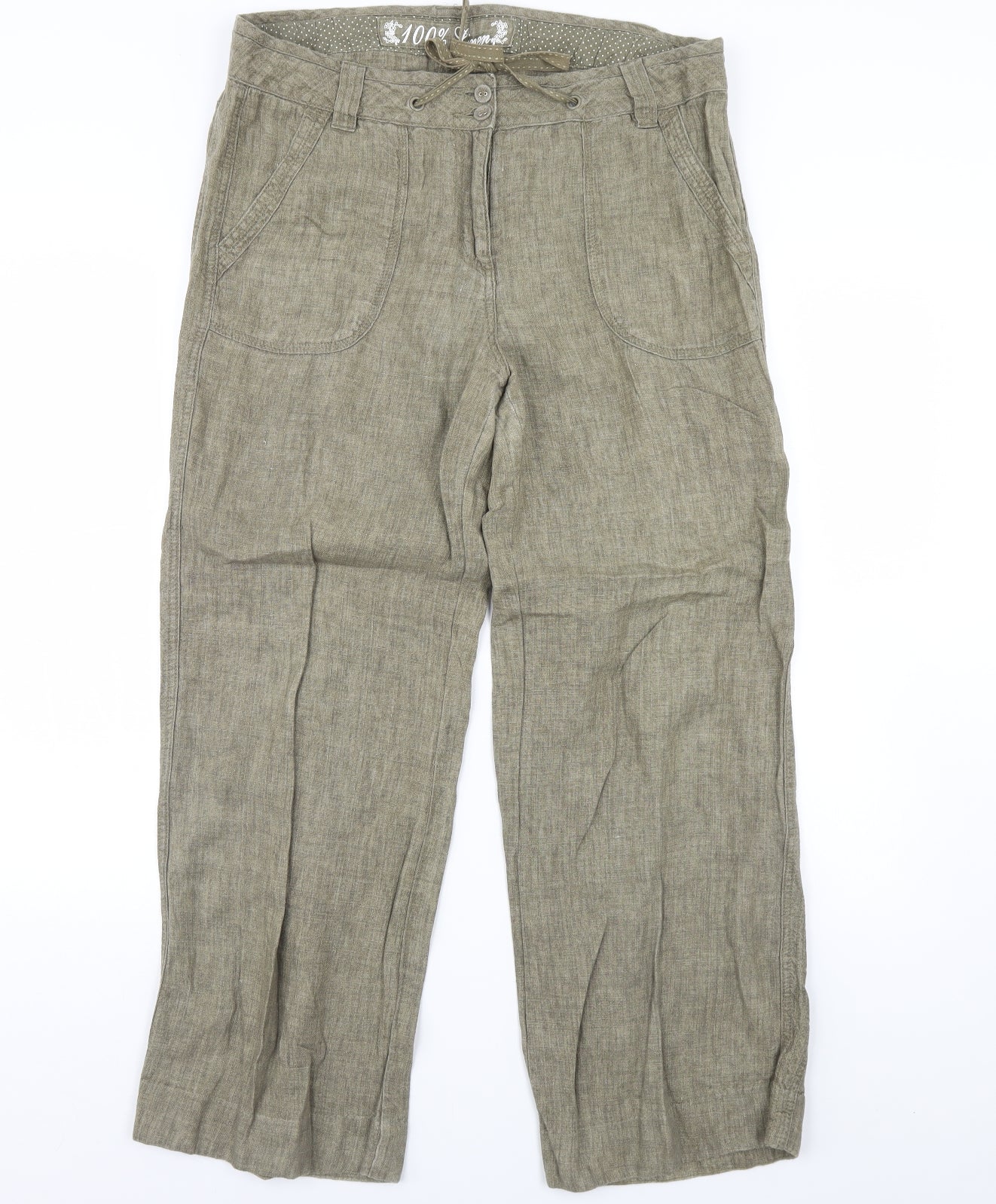 George Womens Green   Trousers  Size 14 L31 in