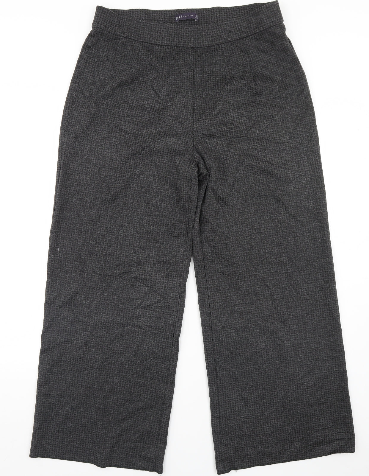 m&s Womens Grey   Trousers  Size 16 L30 in