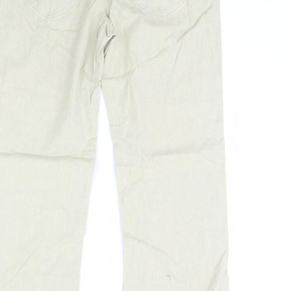NEXT Womens Beige   Trousers  Size 12 L32 in