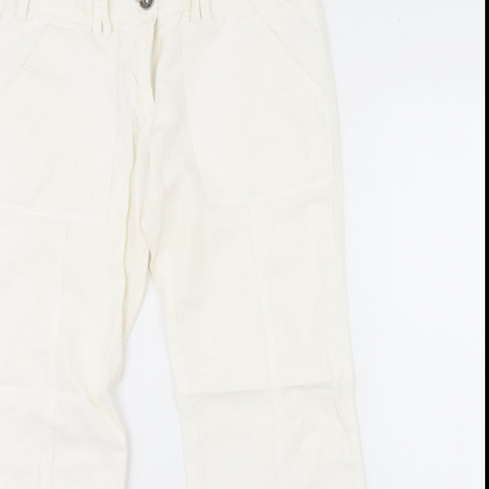 Espirit Womens Ivory   Trousers  Size 10 L30 in