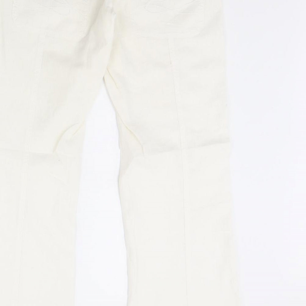 Espirit Womens Ivory   Trousers  Size 10 L30 in