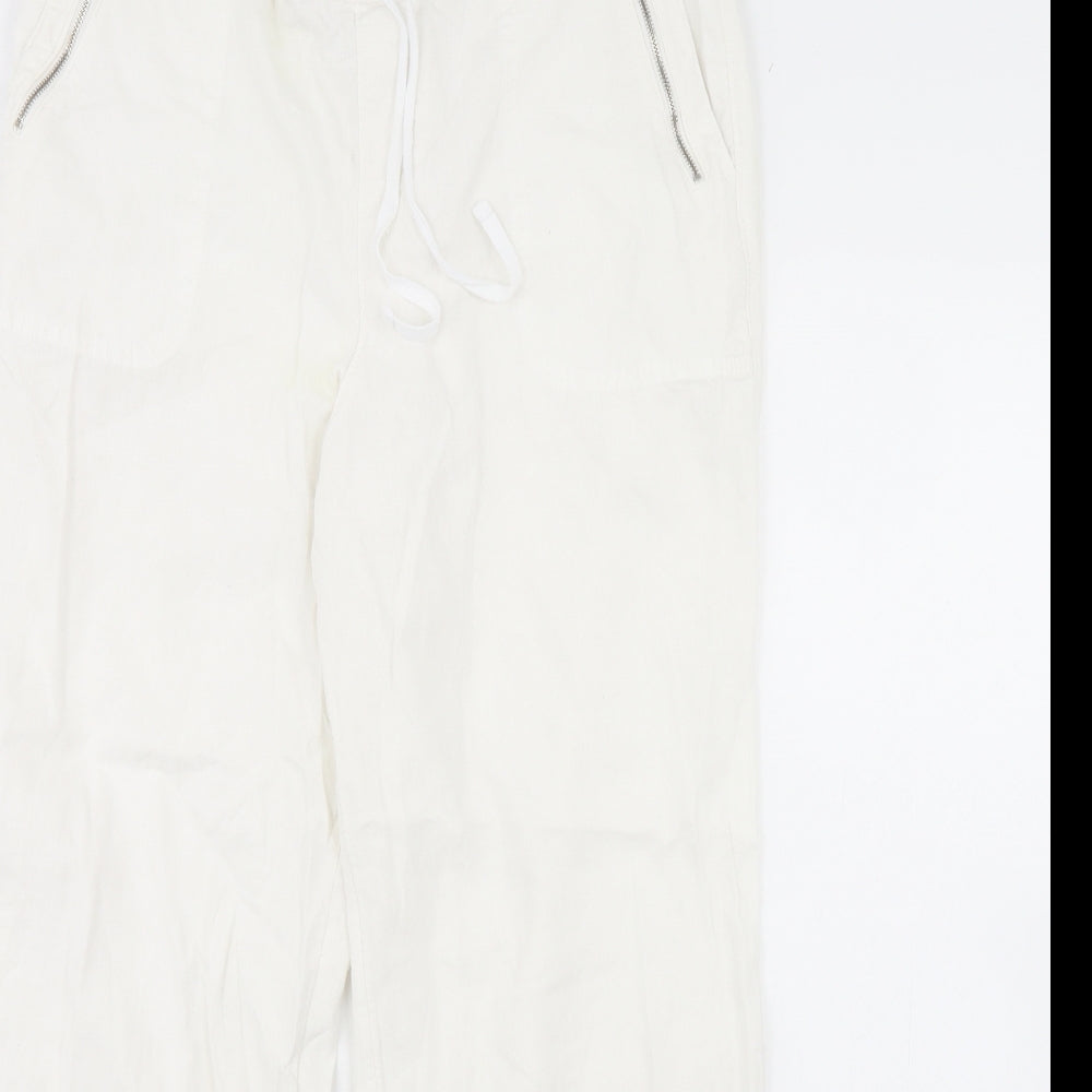 TU Womens White   Trousers  Size 14 L30 in