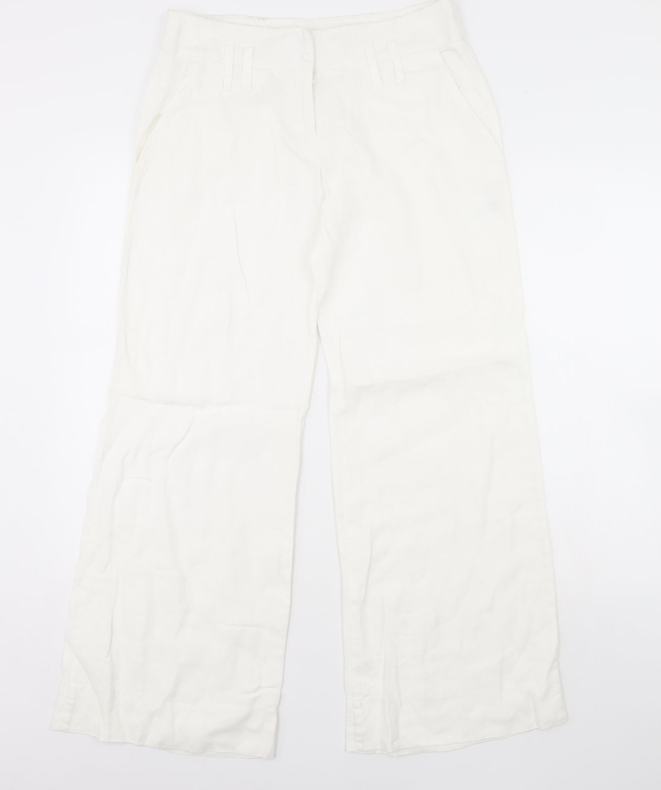 River Island Womens Ivory   Trousers  Size 10 L32 in