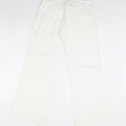 River Island Womens Ivory   Trousers  Size 10 L32 in