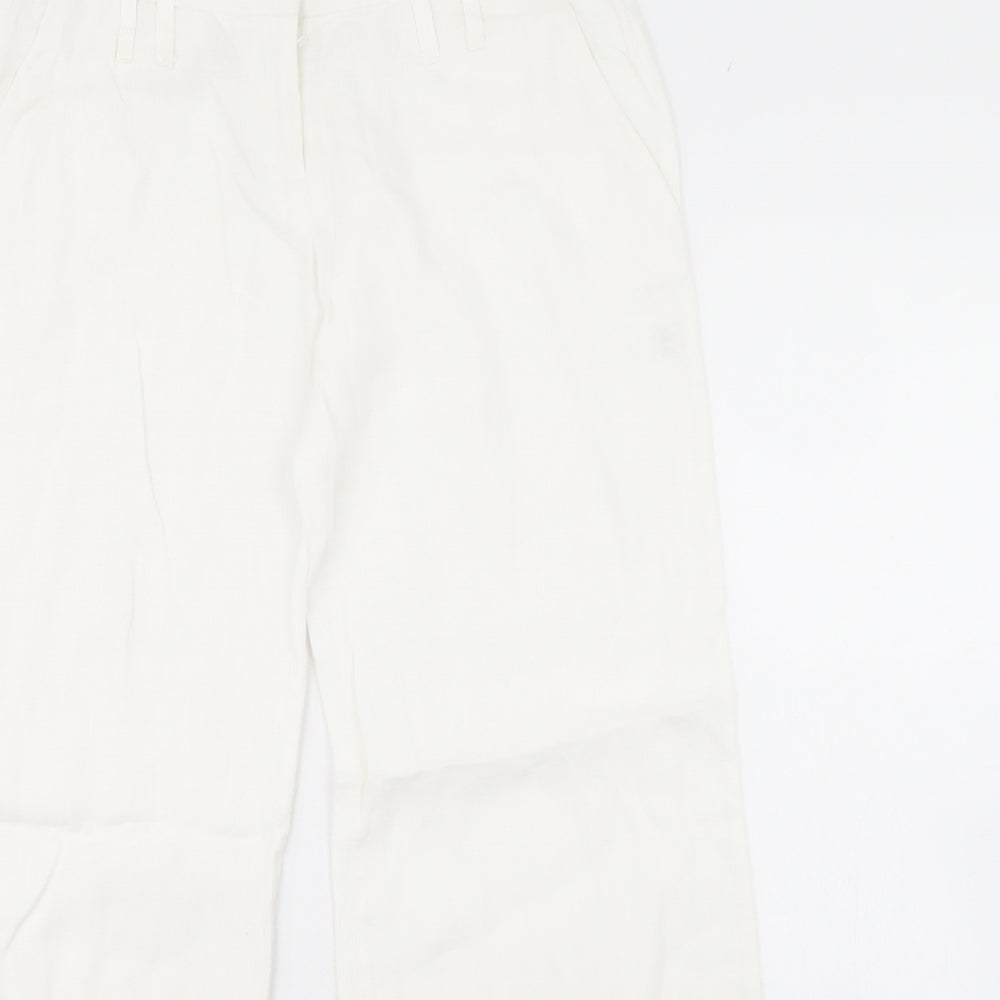 River Island Womens Ivory   Trousers  Size 10 L32 in