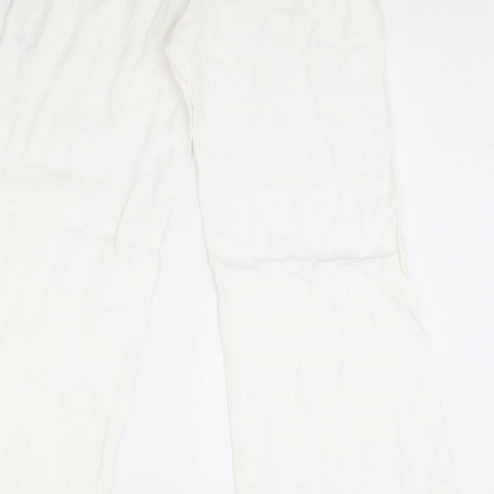 River Island Womens Ivory   Trousers  Size 10 L32 in