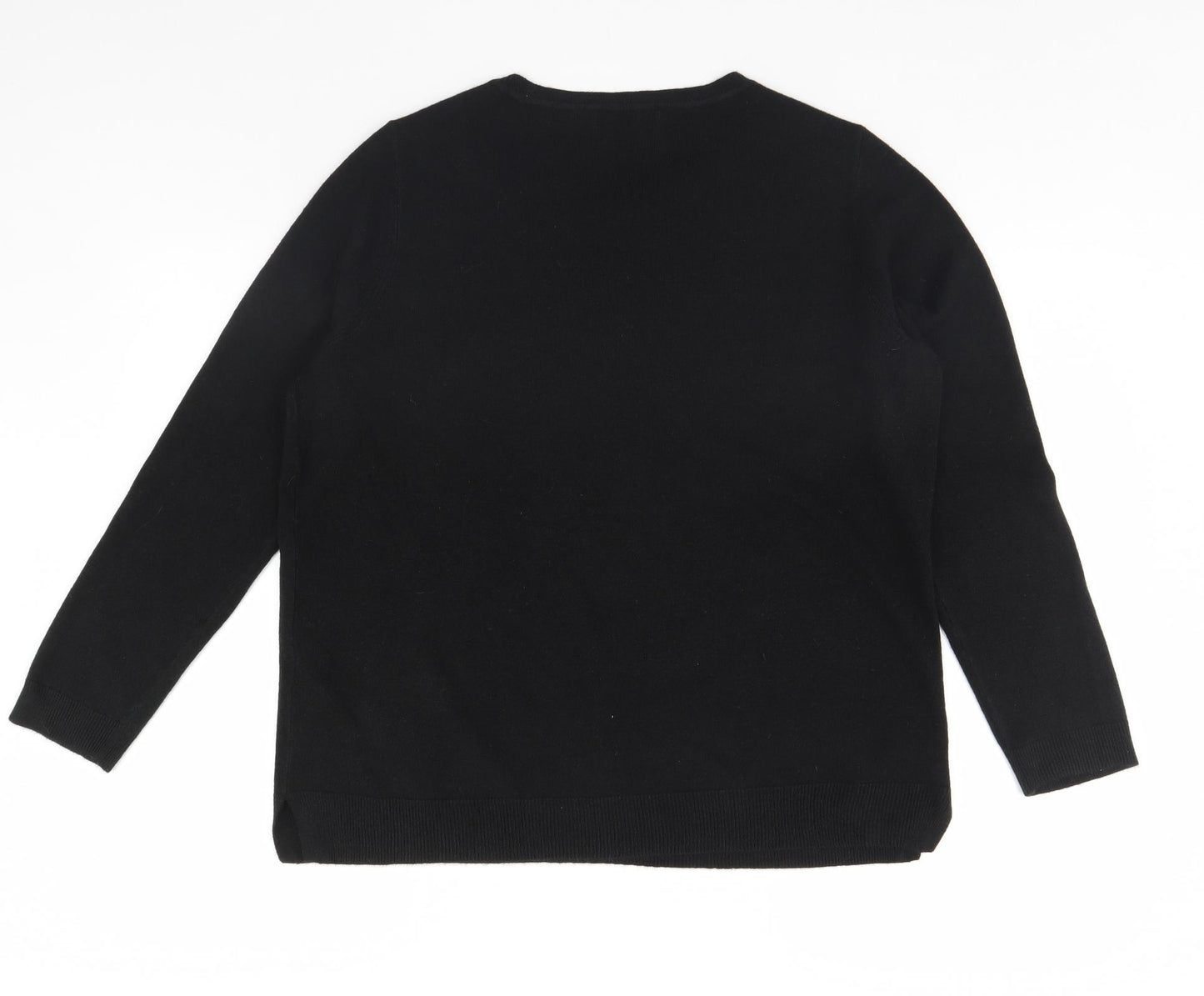Love Knitwear Womens Black   Pullover Jumper Size 22