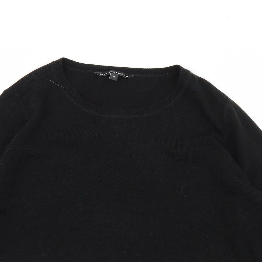 Love Knitwear Womens Black   Pullover Jumper Size 22