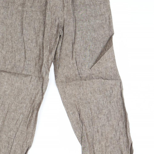 TU Womens Brown   Trousers  Size 12 L30 in