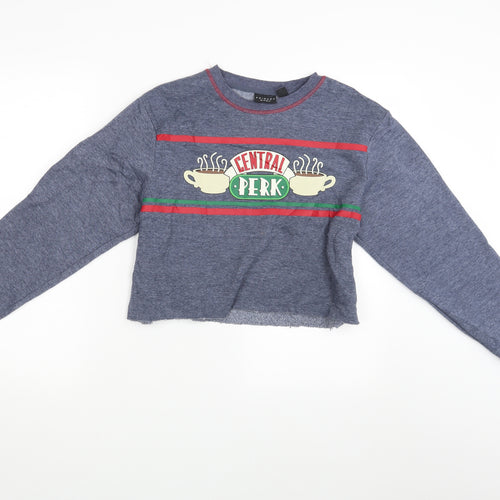 Primark Womens Blue   Pullover Jumper Size XS  - FRIENDS