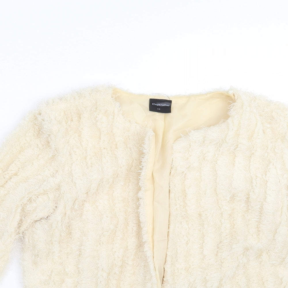 Cupcake Womens Ivory   Cardigan Jumper Size 12
