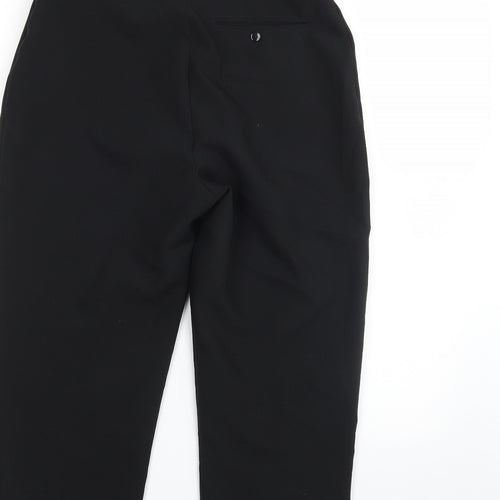 Kit Womens Black   Cropped Trousers Size 10 L20 in