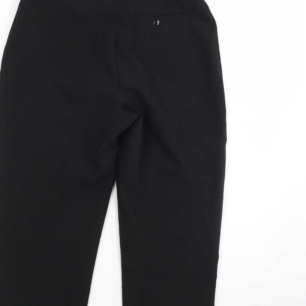 Kit Womens Black   Cropped Trousers Size 10 L20 in