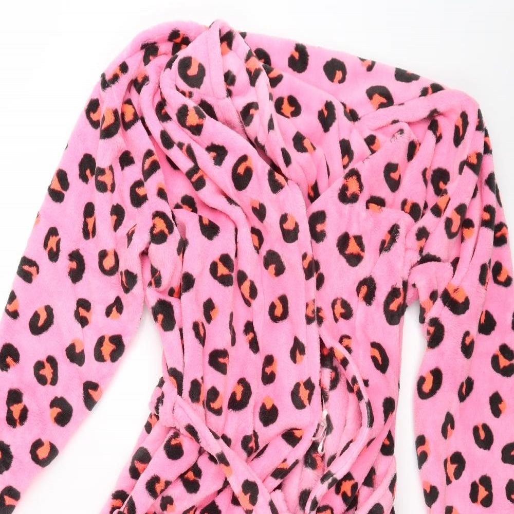 Marks and Spencer Girls Pink Animal Print   Robe Size 13-14 Years