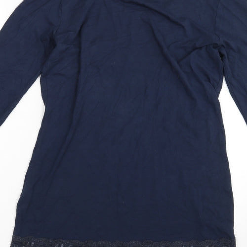 fransa Womens Blue   T-Shirt Dress  Size L