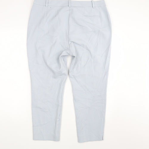 Marks and Spencer Womens Blue   Trousers  Size 18 L25 in
