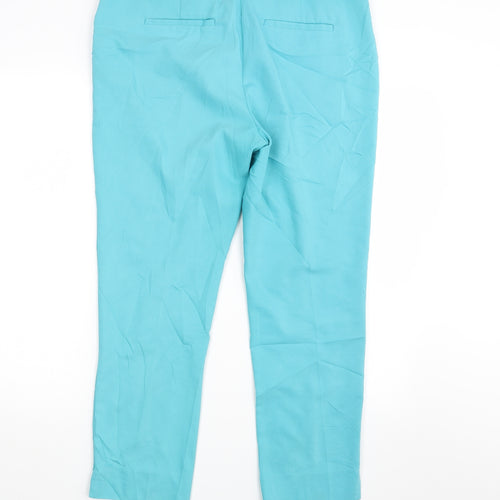 Monsoon Womens Blue   Trousers  Size 14 L25 in