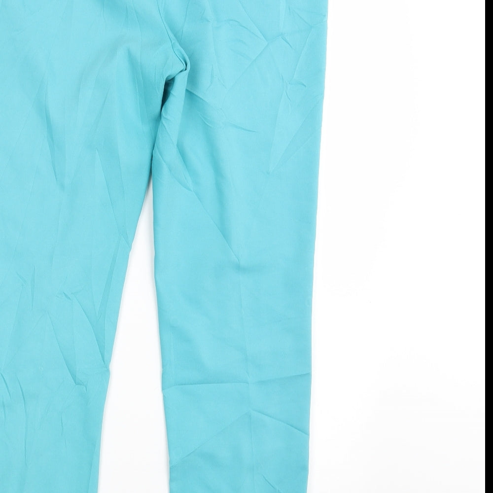 Monsoon Womens Blue   Trousers  Size 14 L25 in