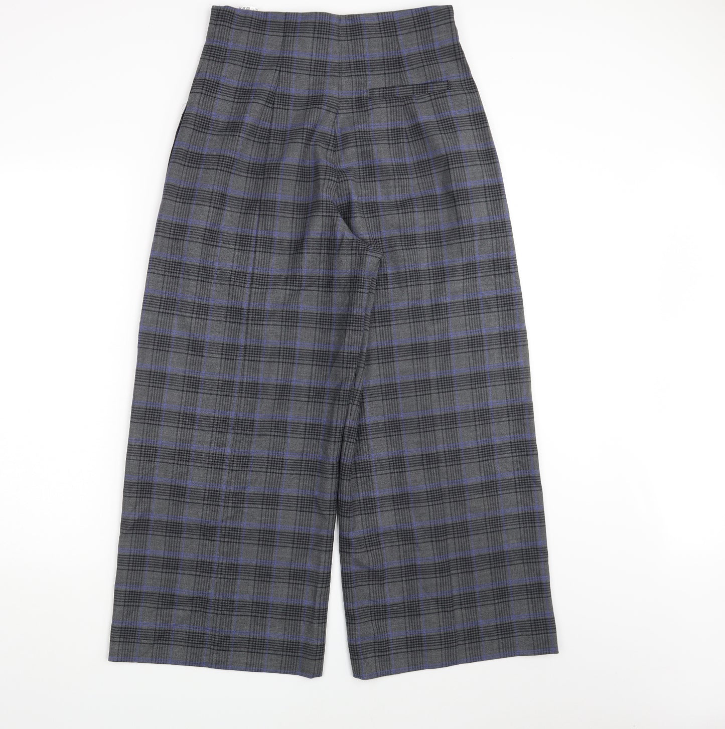 MAX&Co. Womens Blue Plaid  Trousers  Size 10 L25 in
