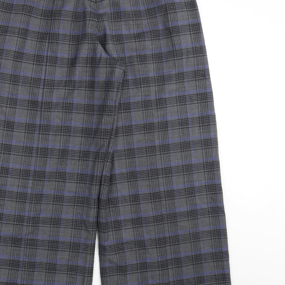 MAX&Co. Womens Blue Plaid  Trousers  Size 10 L25 in