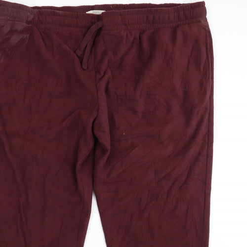 Marks and Spencer Womens Red   Sweatpants Trousers Size 4XL L26 in