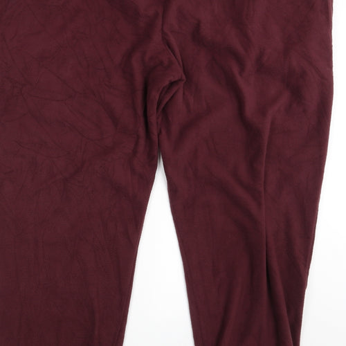 Marks and Spencer Womens Red   Sweatpants Trousers Size 4XL L26 in