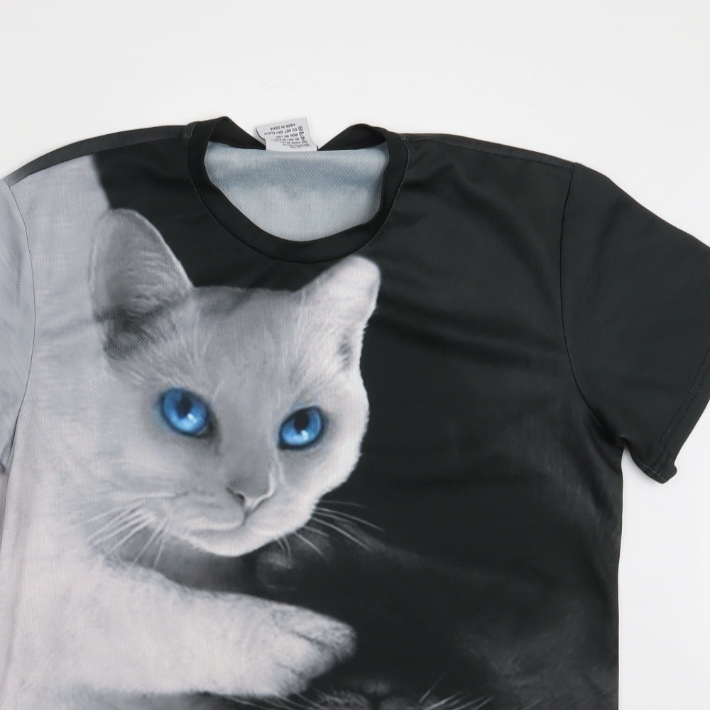 Bian yi long Womens Multicoloured   Basic T-Shirt Size 2XL