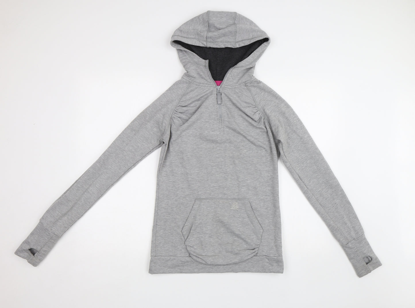 Calmia Womens Grey   Pullover Hoodie Size S