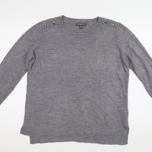 Primark Womens Grey   Pullover Jumper Size M