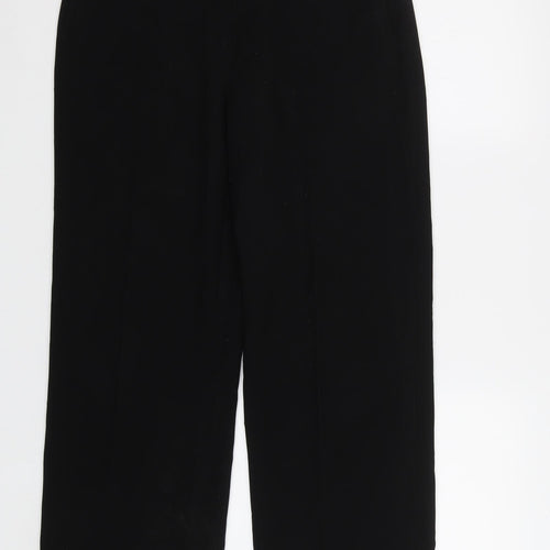 Laura Clement Womens Black   Dress Pants Trousers Size 12 L29 in