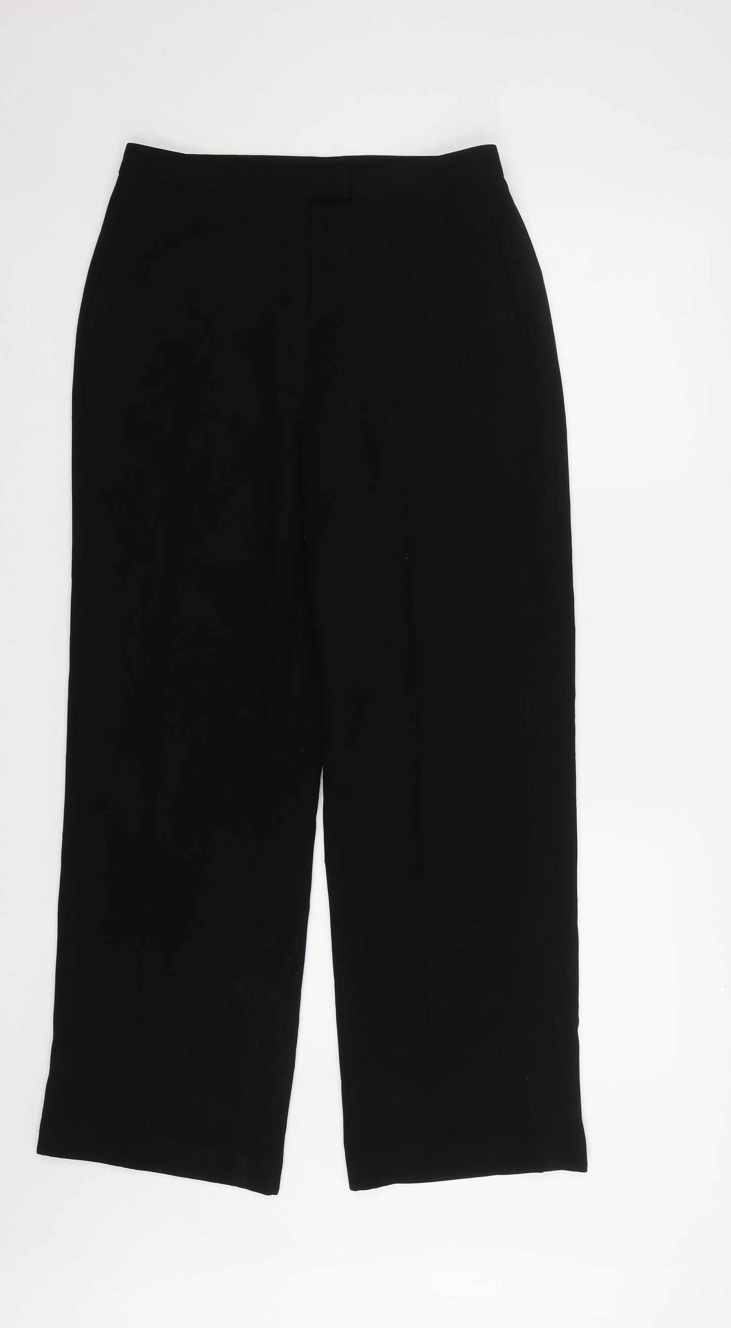Laura Clement Womens Black   Dress Pants Trousers Size 12 L29 in