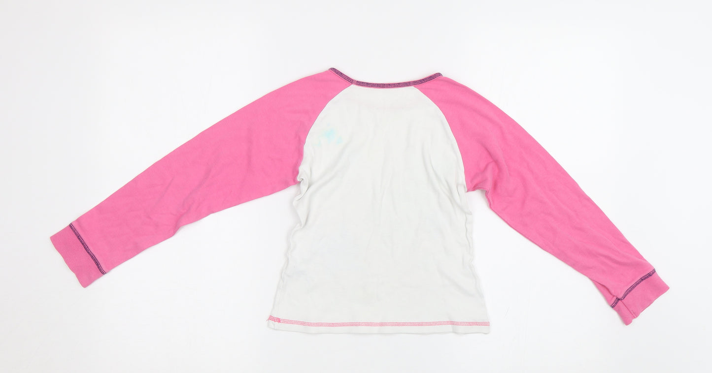 George Girls Pink   Basic T-Shirt Size 9-10 Years