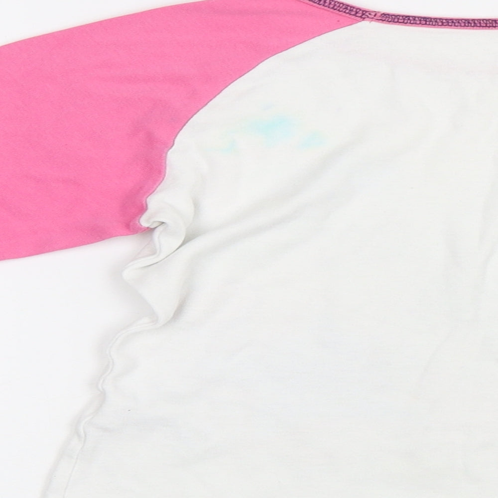 George Girls Pink   Basic T-Shirt Size 9-10 Years