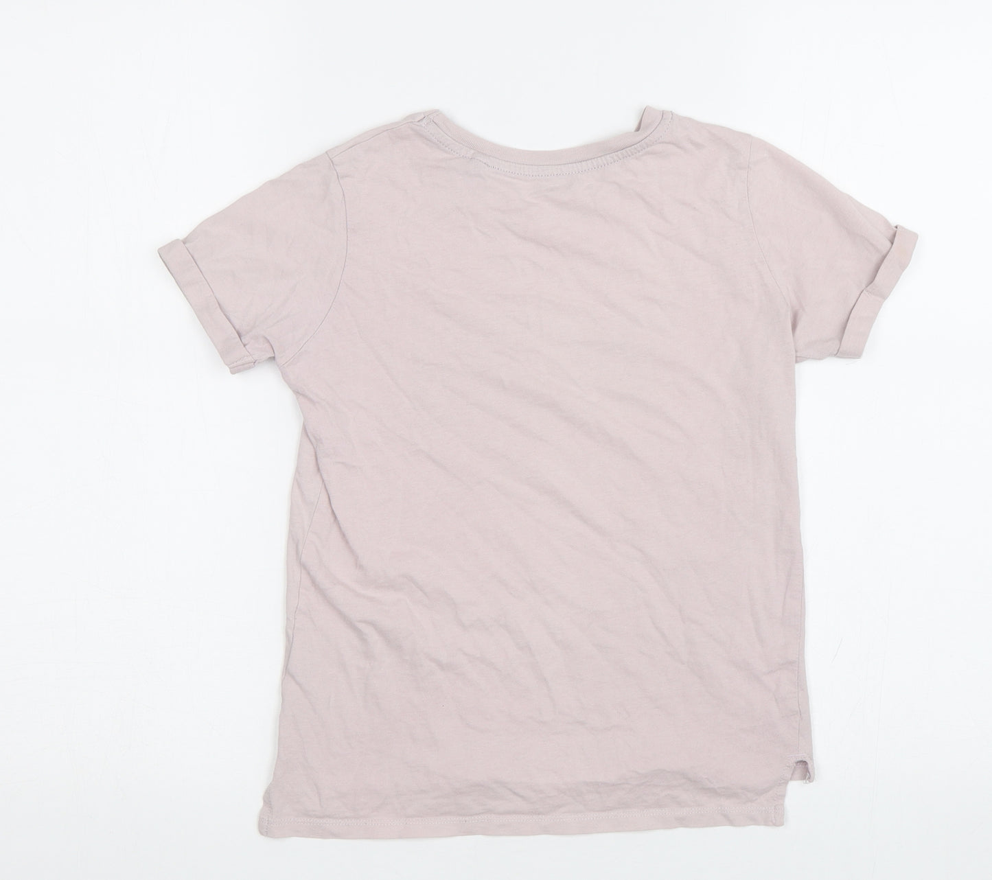 River Island Girls Pink   Basic T-Shirt Size 7-8 Years  - NYC
