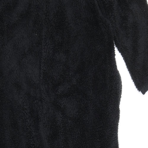 Primark Mens Black Check Fleece  Bodysuit Size M  - Onesie