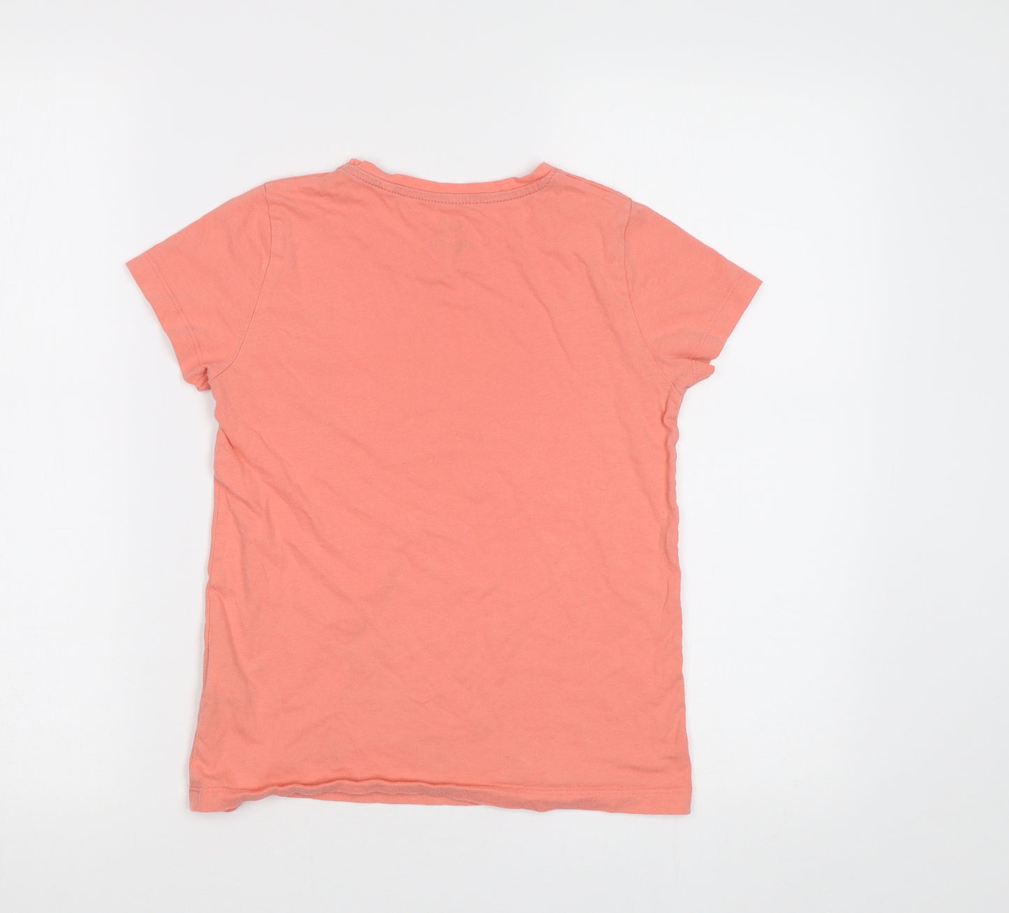 Pepperts! Girls Orange   Basic T-Shirt Size 9-10 Years