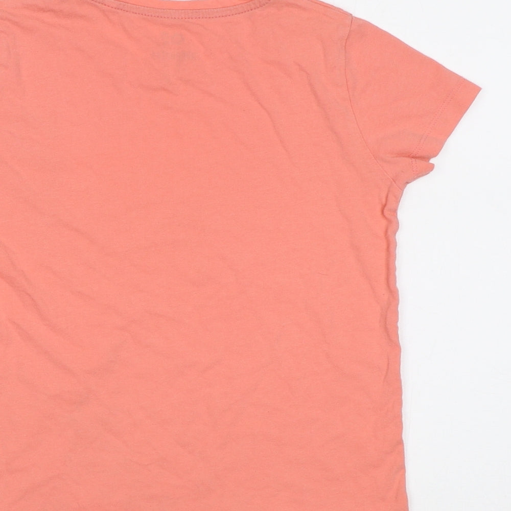 Pepperts! Girls Orange   Basic T-Shirt Size 9-10 Years