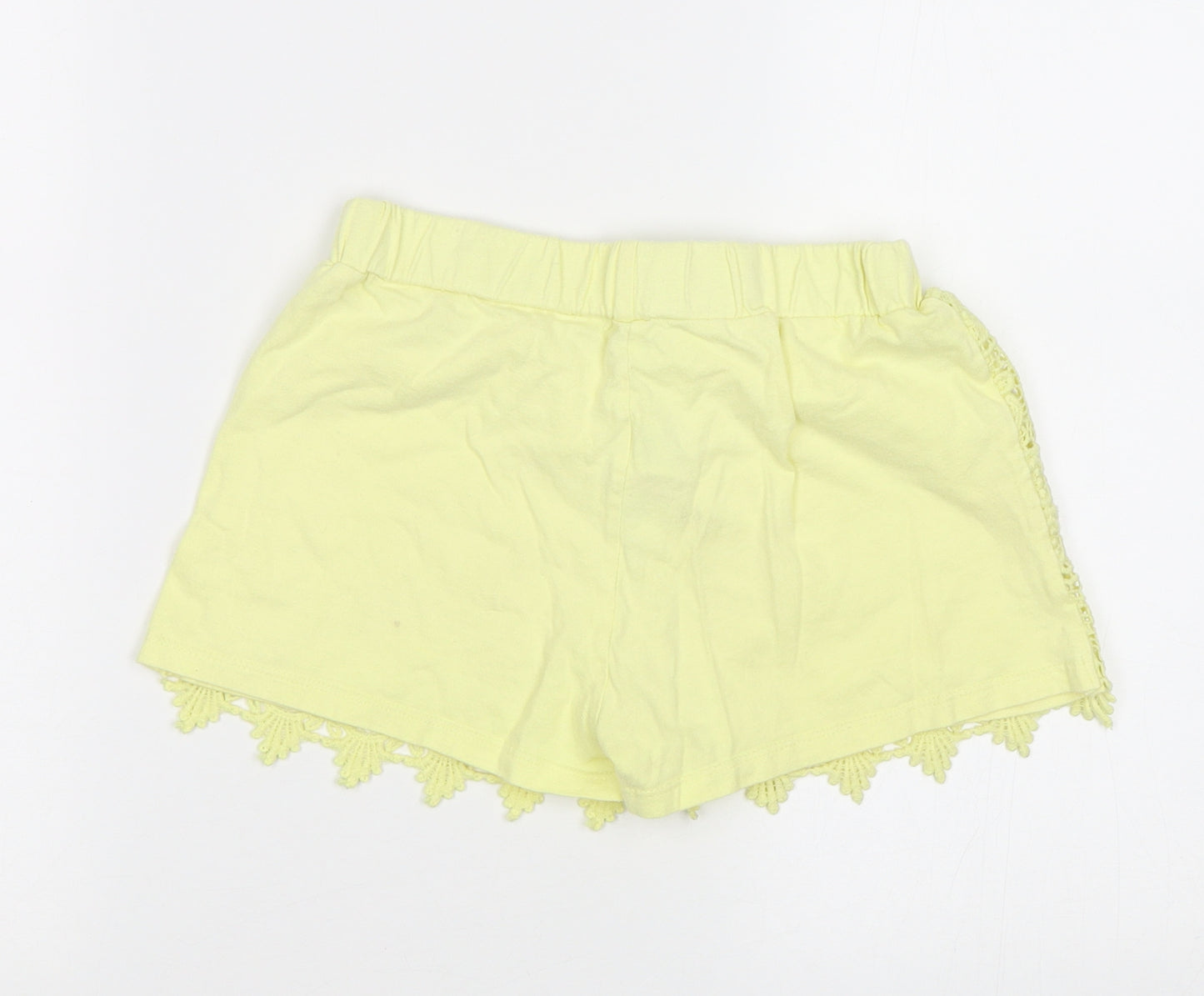 Primark Girls Yellow   Bermuda Shorts Size 9-10 Years