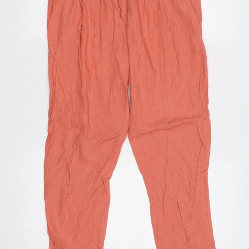 Topshop Womens Pink   Trousers  Size 10 L27 in