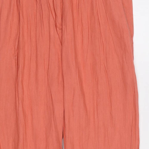 Topshop Womens Pink   Trousers  Size 10 L27 in