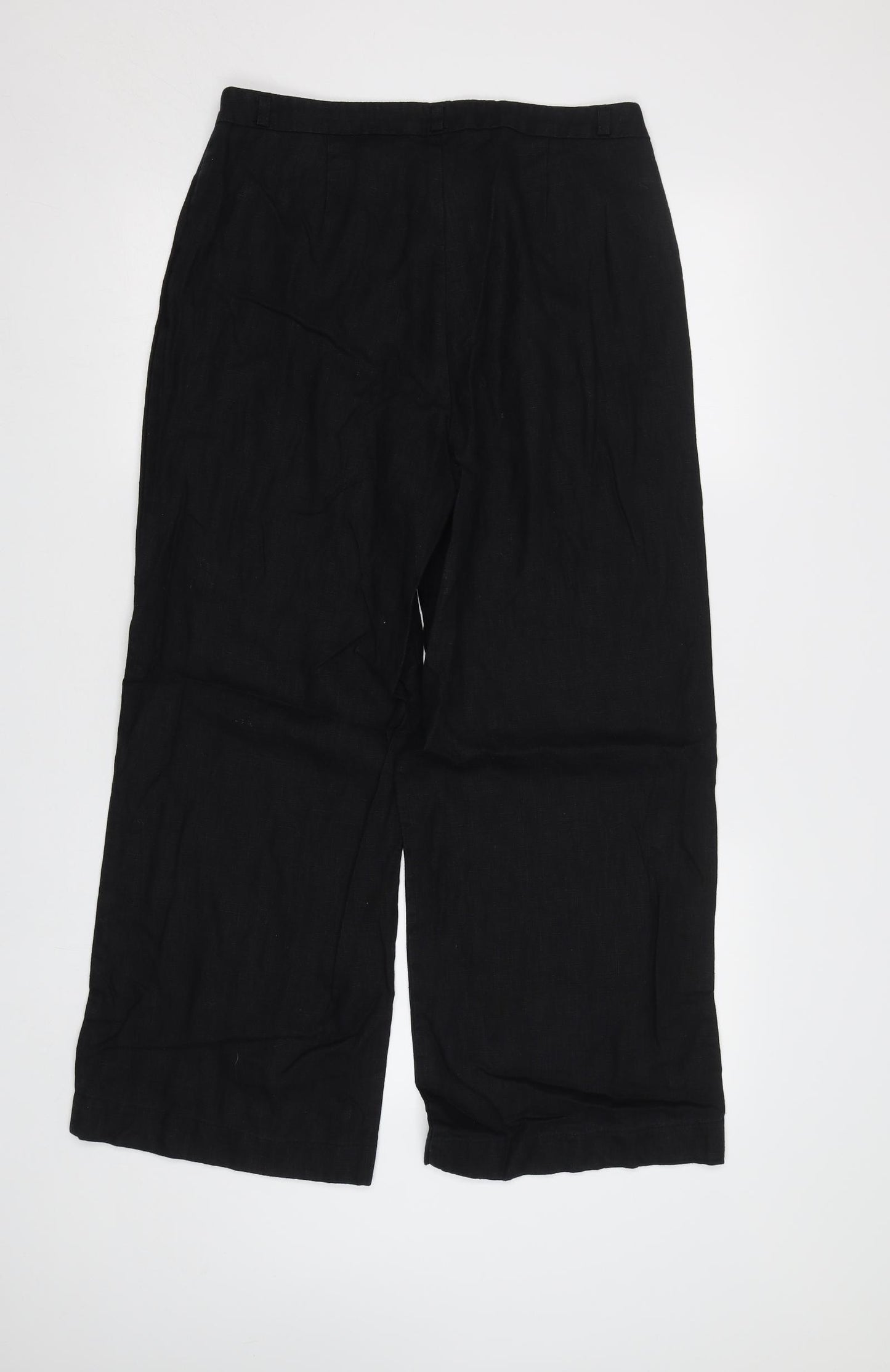 Free Link Womens Black   Trousers  Size 12 L28 in