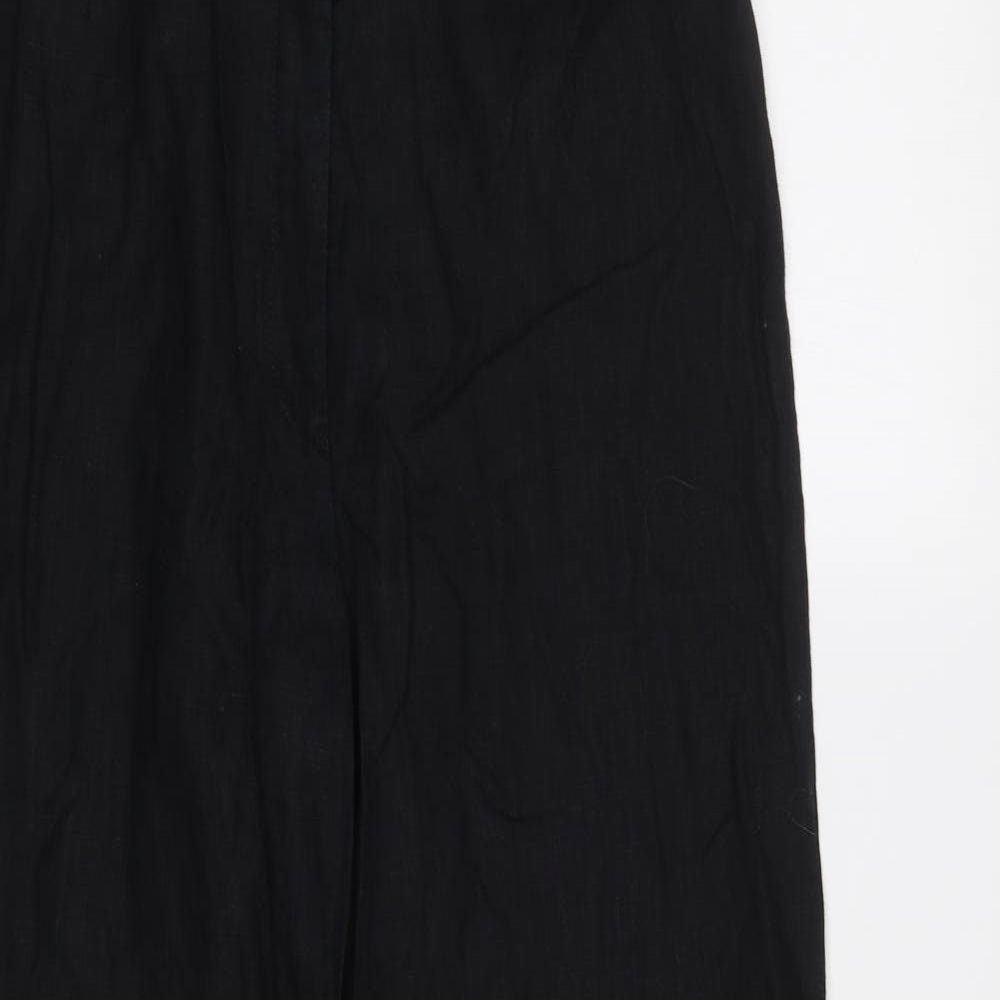 Free Link Womens Black   Trousers  Size 12 L28 in