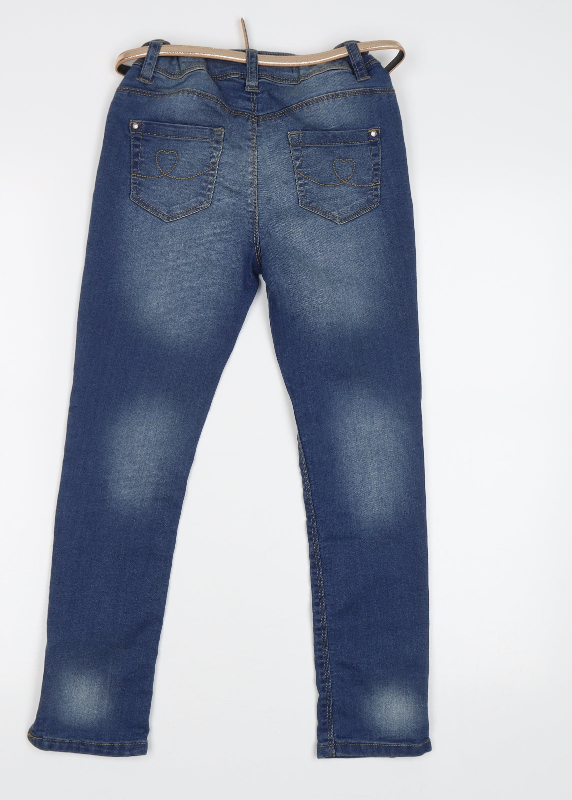 Primark Girls Blue   Skinny Jeans Size 8-9 Years